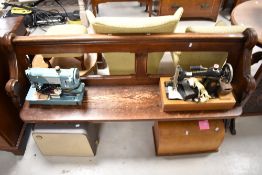 A traditional church pew, width approx. 170cm