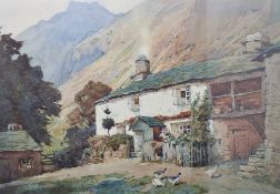 Alfred Heaton Cooper (British,1864-1929) two colour prints, 'Wood Farm, Troutbeck, 1916' and 'The