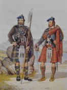 After Graeme Baxter (b.1958 British) colour print 'Highlanders of Scotland - Clan MacLeod and Clan
