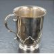 A George V silver tankard, of traditional form having a flared rim, decorative s-scroll handle and - Image 1 of 4