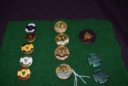 Ten Fox hunting badges for the Lunesdale, Ullswater and North Lonsdale fell packs and two British