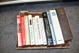 A box of books, to include authors such as Stephen W.Hawking, Bernard Shaw, Konrad Spindler among