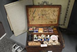 An early 20th century Ackermann & Co mahogany paint box, initialled 'R. Jackson' to the top,