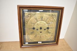 Peter Hathornthwaite (b.1688-1760) An 18th century brass long case clock , havdialing Roman numerals