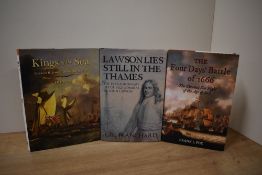 Naval History. Specialist monographs relating to the Stuart Monarchy period. Hardbacks in dust