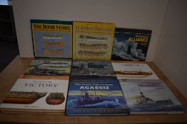 Naval History. Anatomy of the Ship series. Hardbacks in dust jackets. (10)