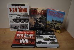 Military History. Soviet Tanks and military vehicles of the Second World War. Hardbacks in dust