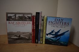 Military Aviation. Large format selection. Includes airfields interest. (8)