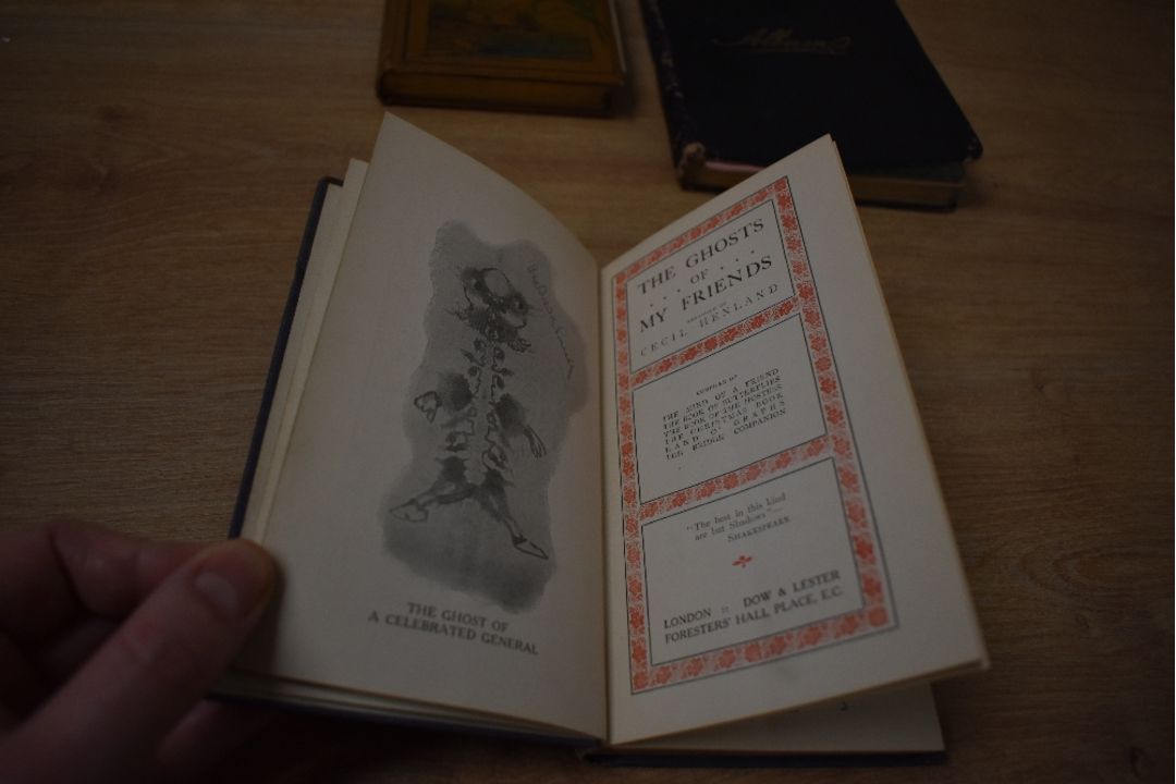 Manuscript. Four early-mid 20th century 'friendship albums'. Includes: The Ghosts of My Friends & - Image 2 of 14