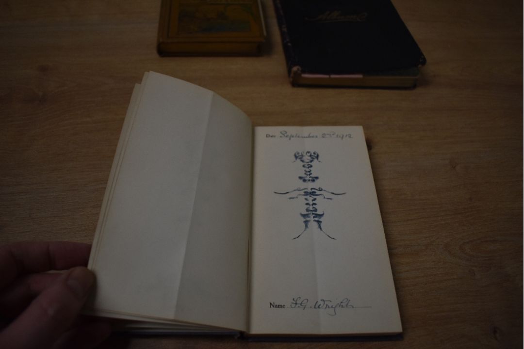 Manuscript. Four early-mid 20th century 'friendship albums'. Includes: The Ghosts of My Friends & - Image 3 of 14