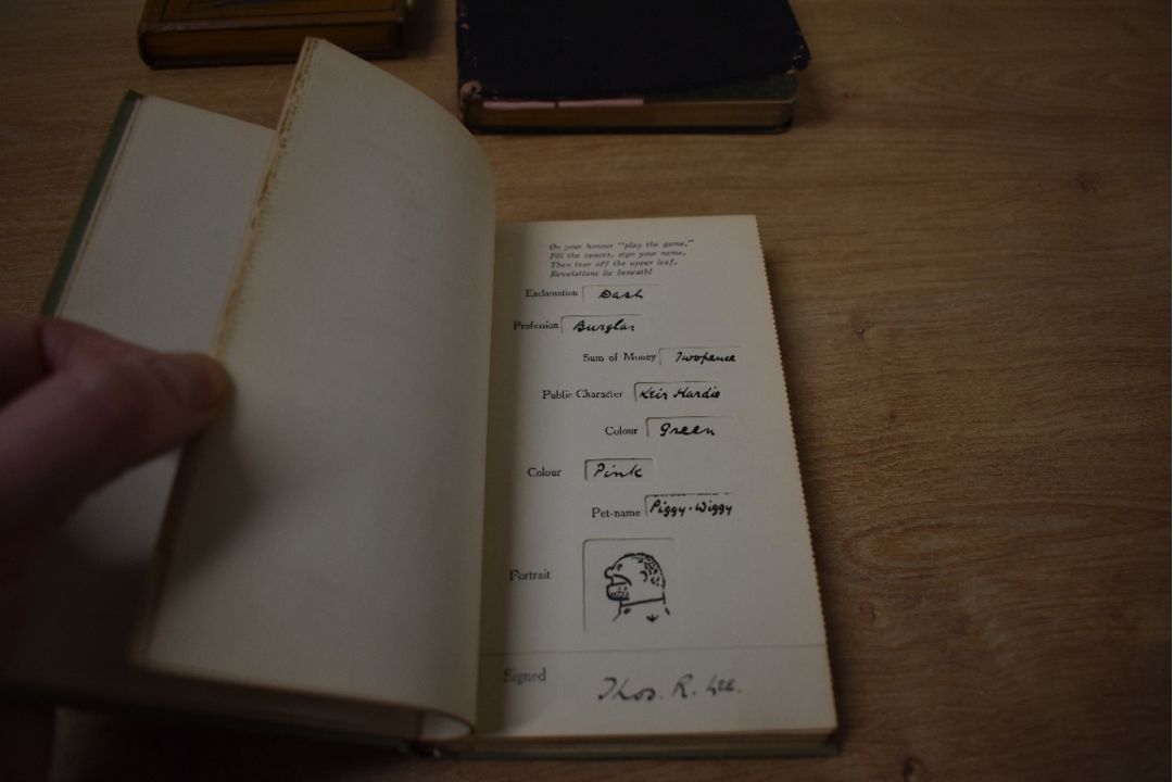 Manuscript. Four early-mid 20th century 'friendship albums'. Includes: The Ghosts of My Friends & - Image 8 of 14