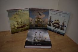 Naval History. Winfield, Rif - British Warships in the Age of Sail. Four volumes: 1603-1714/1714-