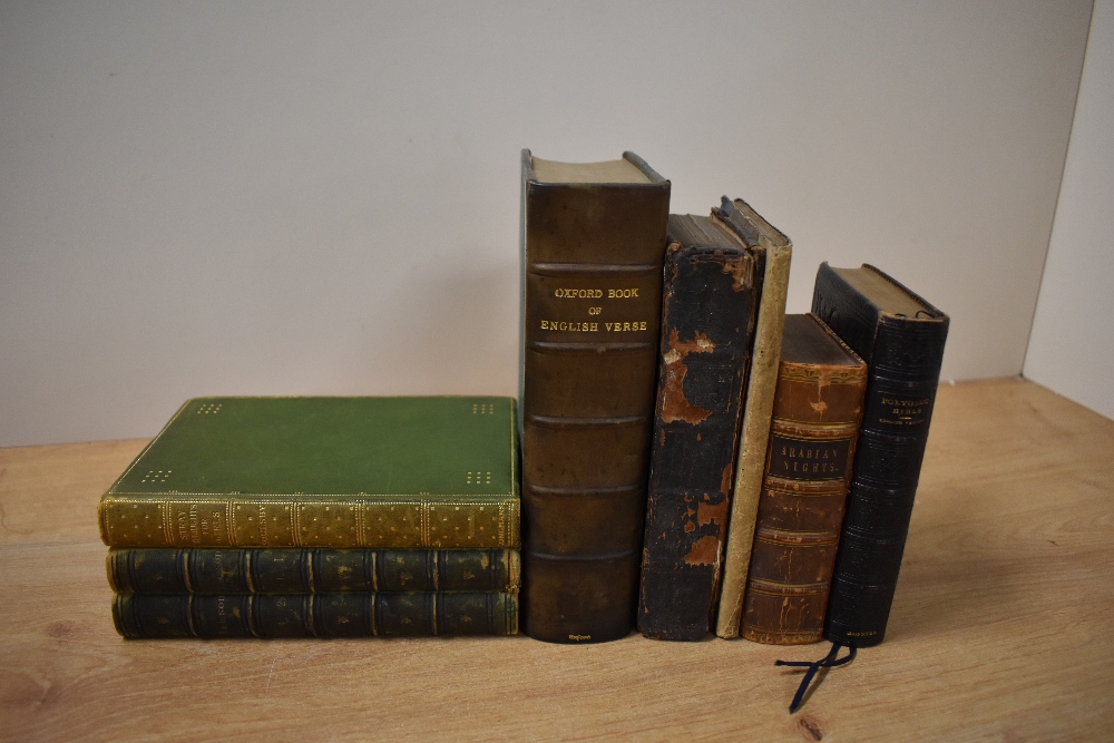 Antiquarian. Small miscellany. Includes: Bell, Robert [ed.] - Poetical Works of James Thomson.
