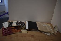 Militaria. A collection of Second World War era ephemera and printed materials. Includes: a folder