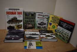 Military History. Allied Tanks of the Second World War and related. Hardbacks in dust jackets. (9)