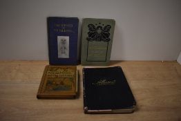 Manuscript. Four early-mid 20th century 'friendship albums'. Includes: The Ghosts of My Friends &