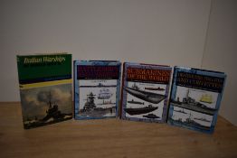 Naval History. Identification guides. Includes: Fraccaroli, Aldo - Italian Warships of World War II.