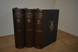 Myths & Legends. Three volumes from Gresham Publishing's 'Myth and Legend in Literature and Art'