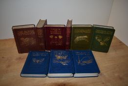 Wayside and Woodland series. Nine various volumes. Published by Frederick Warne, circa 1905-1925.