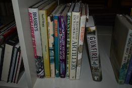 Military History. Artillery and Ordnance. Large format selection. Hardbacks in dust jackets. (8)