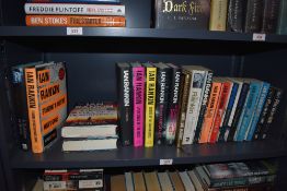 Literature. Ian Rankin. A large selection on novels, both hardbacks and softbacks. Some 1st