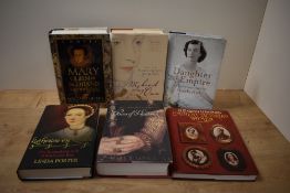Biographies. Famous Women of British History. All signed/presentation copies. Hardbacks in dust