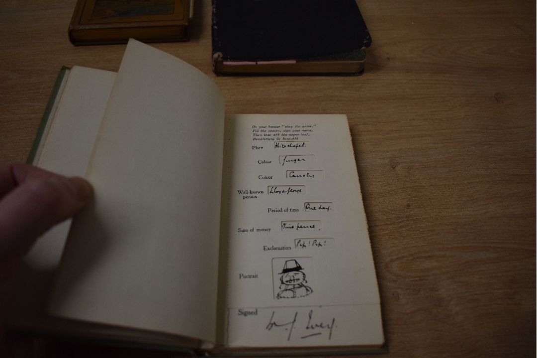 Manuscript. Four early-mid 20th century 'friendship albums'. Includes: The Ghosts of My Friends & - Image 9 of 14