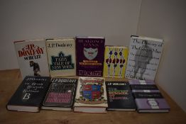 Literature and Biography. J. P. Donleavy. A small selection. Hardbacks in dust jackets. (10)