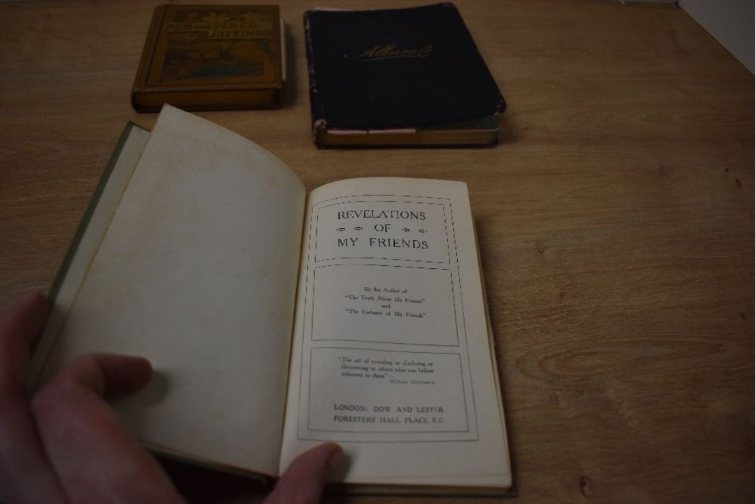 Manuscript. Four early-mid 20th century 'friendship albums'. Includes: The Ghosts of My Friends & - Image 6 of 14