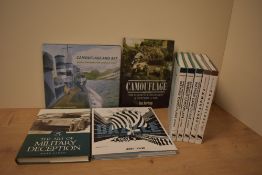 War and Art. Camouflage and Military Deception interest. Hardbacks in dust jackets. (9)