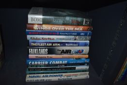 Naval Aviation. Naval Air Power and the Fleet Air Arm. Hardbacks in dust jackets. (13)