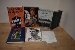 Cricket. A small selection of biographies. All signed copies. (6)