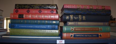 Folio Society. A small miscellany, without slipcases. (13)
