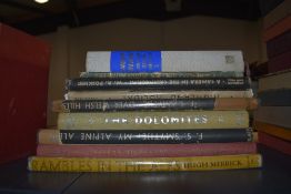 Mountaineering. Photography and Album interest. Includes: Poucher; Smythe; etc. Condition mixed. (