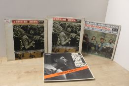 A lot of four John Mayall albums - UK original pressings in VG/VG - light marks but all play tested