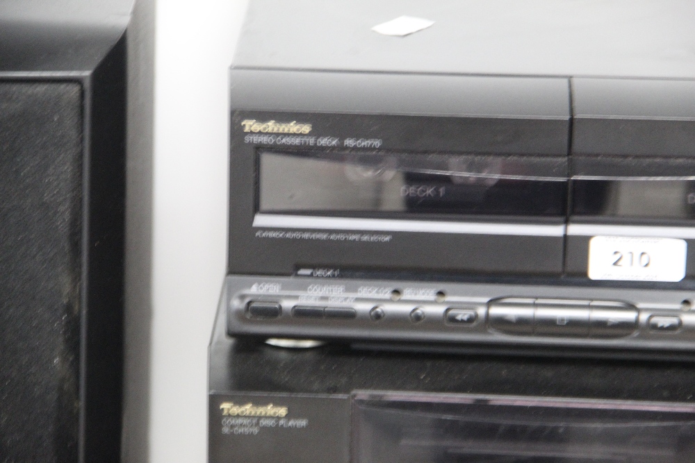 A Technics stack system with speakers - Image 2 of 6