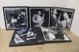 A selection of Jazz Box sets , five in total -all multiple vinyl sets apart from the Erroll Garner
