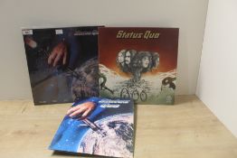 A Status Quo two album lot with tour programme