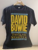 A Bowie Glass Spider tour T - Shirt in M - some wear but a nice original item
