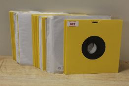 A lot of twenty nine jukebox issue 45's with titles by Green Day , Take That and David Bowie and