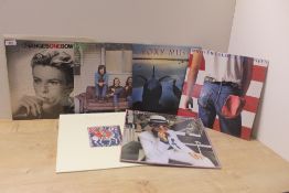 A lot of six vinyl albums as in photos - rock and prog interest - VG/VG+ at least - good shop /