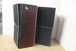 A pair on Vintage Bang and Olufsen of Denmark Beovox Speakers S55
