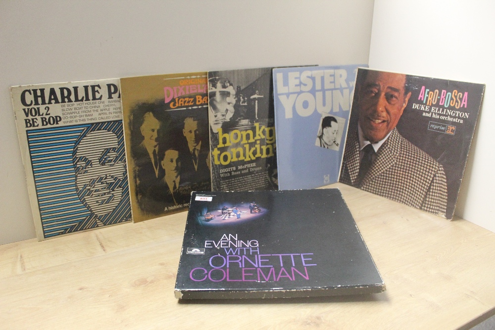 A small selection of jazz records with a nice Ornette Coleman box set