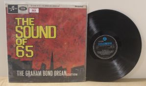 A VG copy of the rare Graham Bond Organisation's ' Sound of 65 ' album on UK Columbia - many light