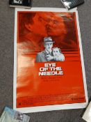 An original UK cinema poster ' Eye of the Needle ' 1981 with Donald Sutherland - 105cm x 70cm -