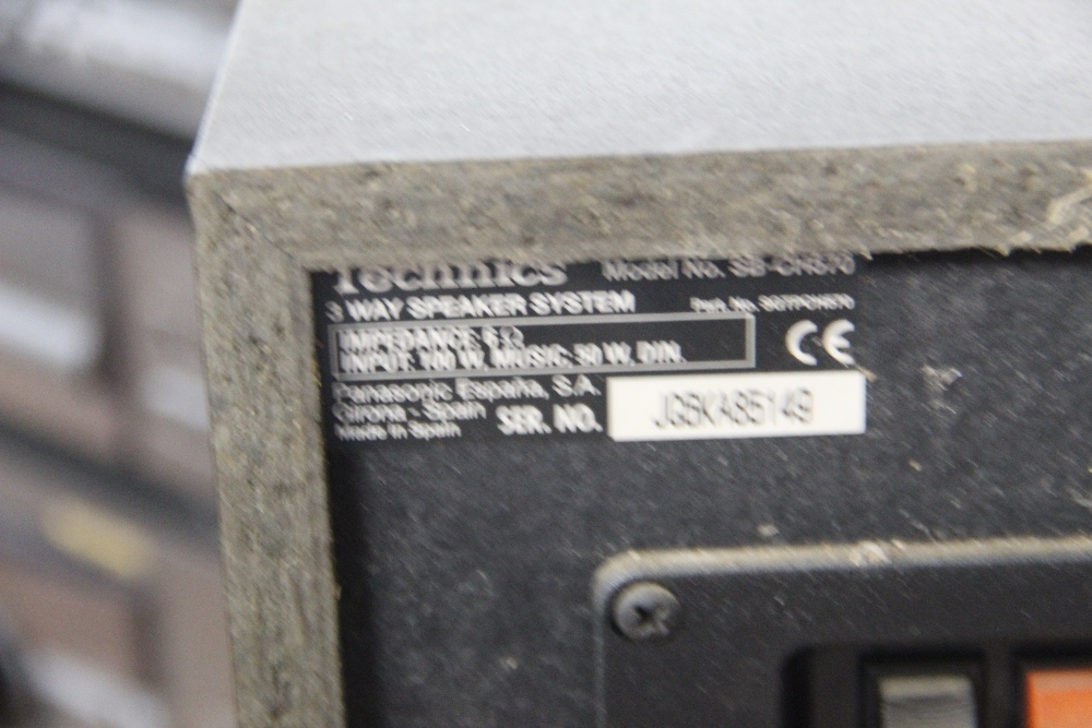 A Technics stack system with speakers - Image 6 of 6