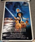 An original UK Return of the Jedi Cinema Poster - rolled - not folded - some light wear as in photos