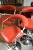 Three modern bar stool