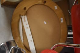 A modern pine circular frame ,moon theme, diameter approx. 65cm