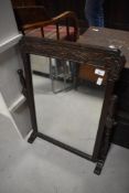 A vintage Priory style dressing table mirror
